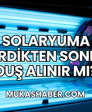 Solaryuma Girdikten Sonra Duş Alınır mı?