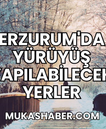 Erzurum'da Yürüyüş Yapılabilecek Yerler