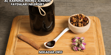 Aç Karnına Pekmez İçmenin Faydaları Nelerdir?