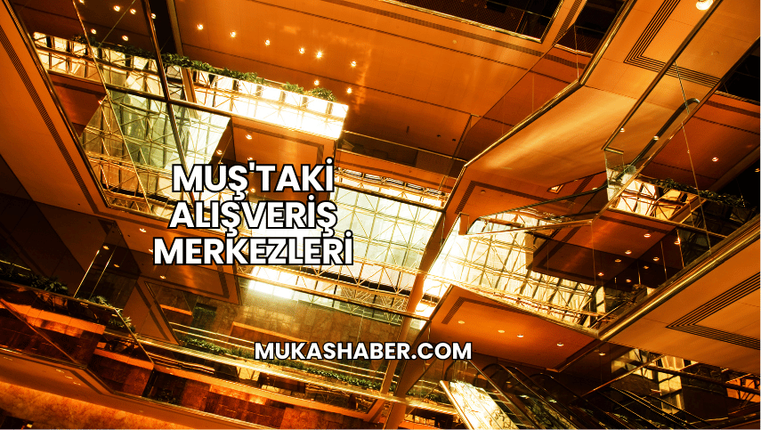 Muş'taki Alışveriş Merkezleri
