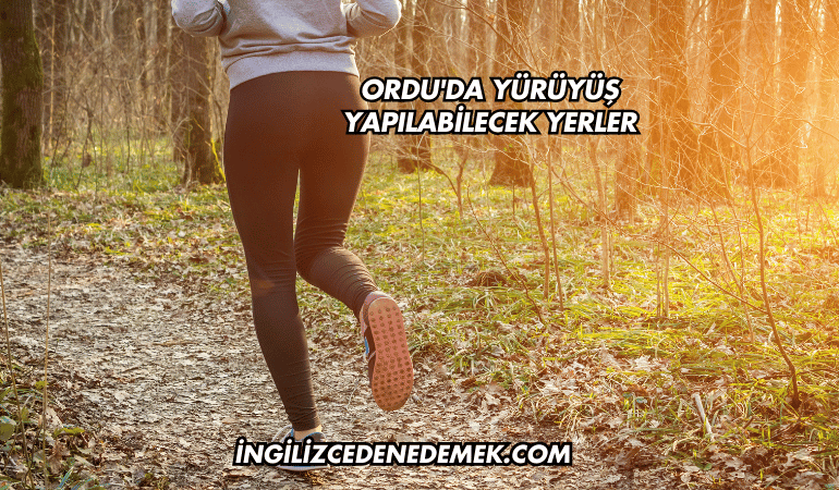 Ordu'da Yürüyüş Yapılabilecek Yerler