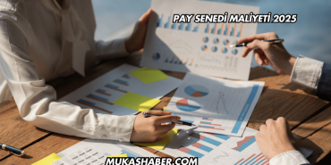 Pay Senedi Maliyeti 2025