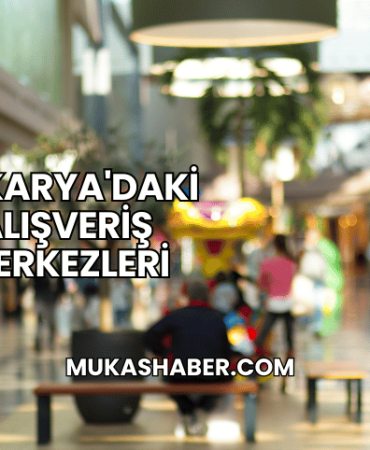Sakarya'daki Alışveriş Merkezleri