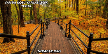 Van'da Koşu Yapılabilecek Yerler