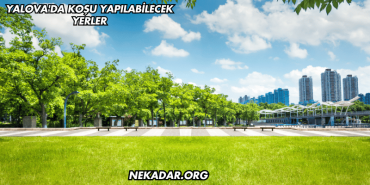 Yalova'da Koşu Yapılabilecek Yerler