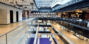 Karaman'daki Alışveriş Merkezleri