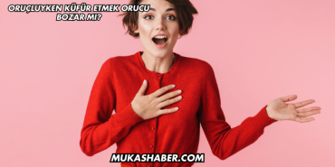 Oruçluyken Küfür Etmek Orucu Bozar mı?