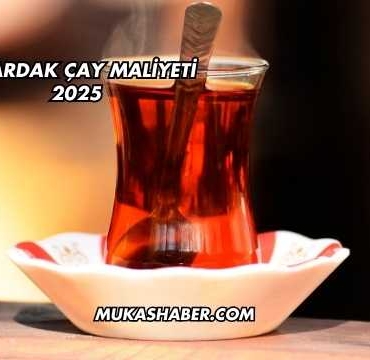 1 Bardak Çay Maliyeti 2025