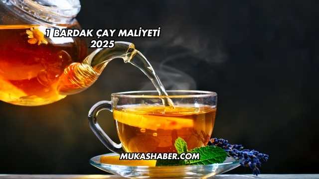 1 Bardak Çay Maliyeti 2025
