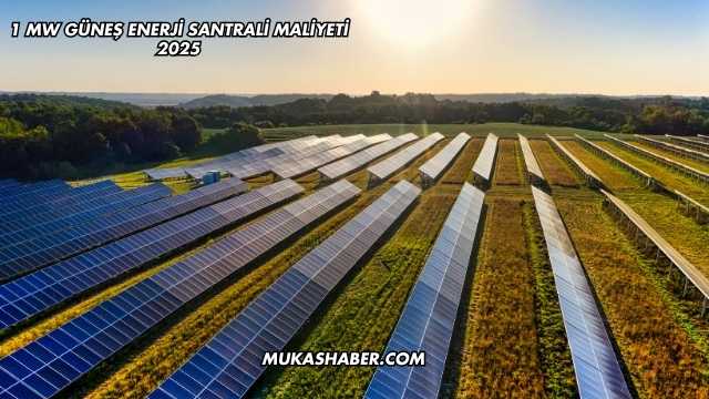 1 MW Güneş Enerji Santrali Maliyeti 2025