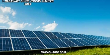 1 Megawatt Güneş Enerjisi Maliyeti 2025