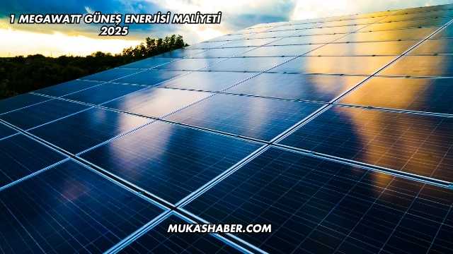 1 Megawatt Güneş Enerjisi Maliyeti 2025