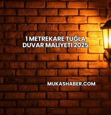 1 Metrekare Tuğla Duvar Maliyeti 2025