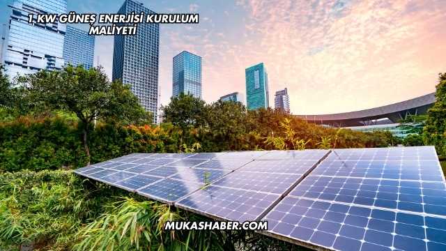 1 kW Güneş Enerjisi Kurulum Maliyeti