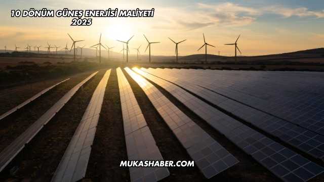 10 Dönüm Güneş Enerjisi Maliyeti 2025