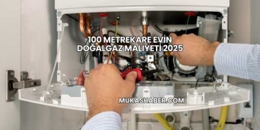 100 Metrekare Evin Doğalgaz Maliyeti 2025