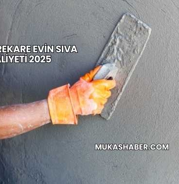 100 Metrekare Evin Sıva Maliyeti 2025