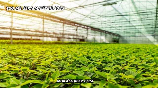 100 m2 Sera Maliyeti 2025