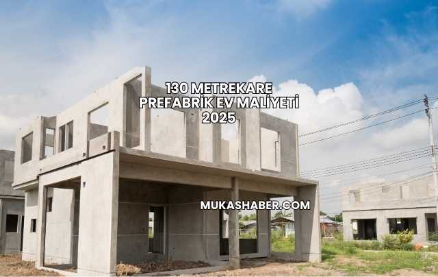 130 Metrekare Prefabrik Ev Maliyeti 2025