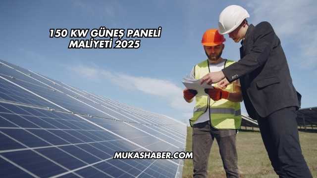 150 KW Güneş Paneli Maliyeti 2025