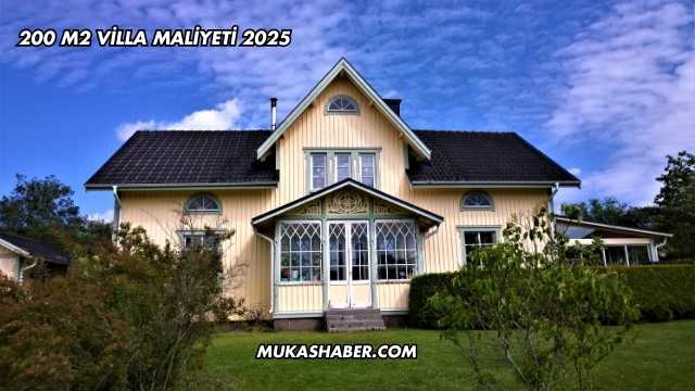 200 m2 Villa Maliyeti 2025
