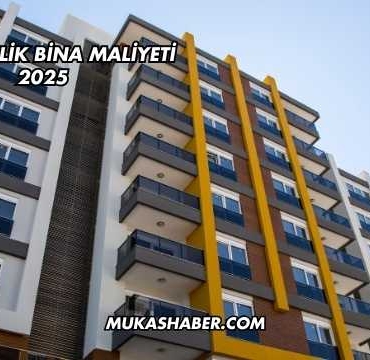 24 Dairelik Bina Maliyeti 2025
