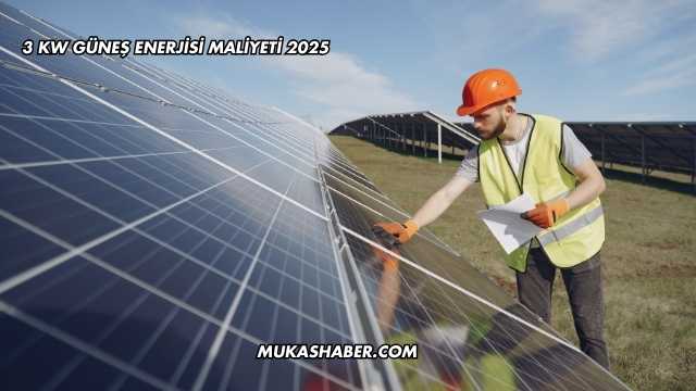 3 Kw Güneş Enerjisi Maliyeti 2025