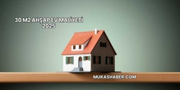 30 m2 Ahşap Ev Maliyeti 2025