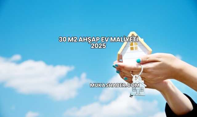 30 m2 Ahşap Ev Maliyeti 2025