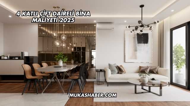 4 Katlı Çift Daireli Bina Maliyeti 2025