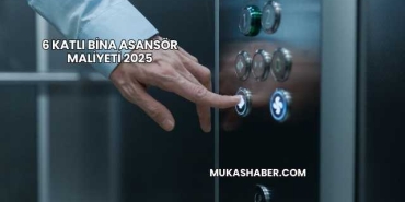6 Katlı Bina Asansör Maliyeti 2025
