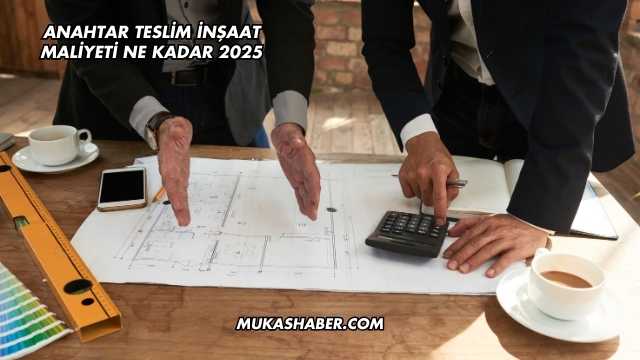 Anahtar Teslim İnşaat Maliyeti Ne Kadar 2025