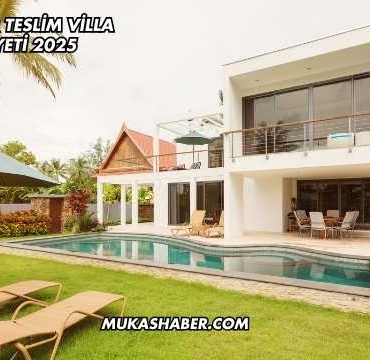 Anahtar Teslim Villa Maliyeti 2025