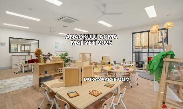 Anaokulu Açma Maliyeti 2025