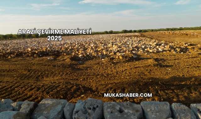 Arazi Çevirme Maliyeti 2025