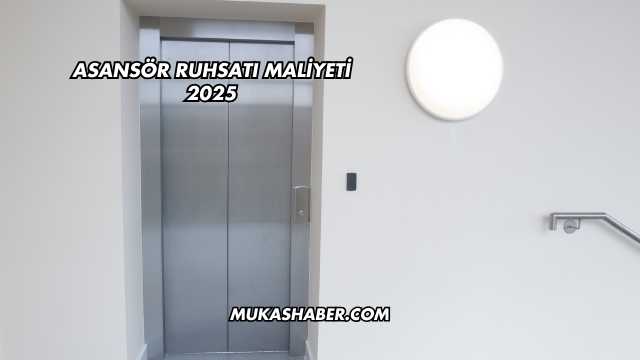 Asansör Ruhsatı Maliyeti 2025