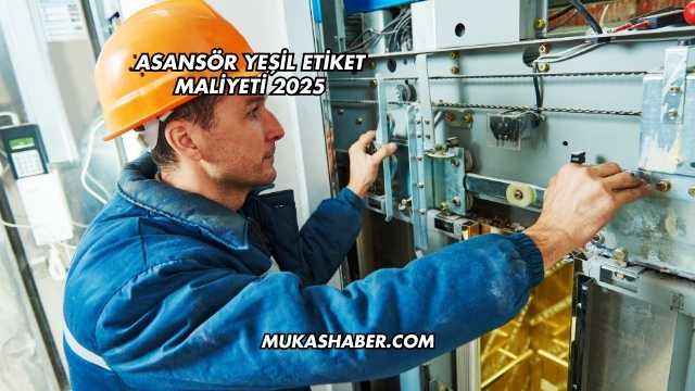 Asansör Yeşil Etiket Maliyeti 2025