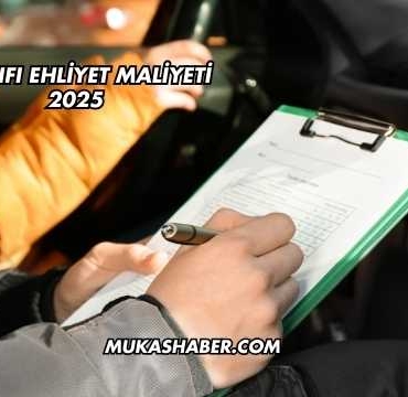 B Sınıfı Ehliyet Maliyeti 2025