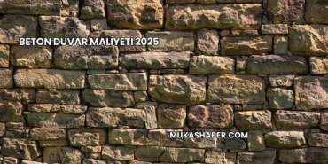 Beton Duvar Maliyeti 2025