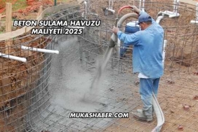 Beton Sulama Havuzu Maliyeti 2025