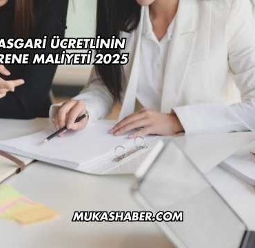 Bir Asgari Ücretlinin İşverene Maliyeti 2025