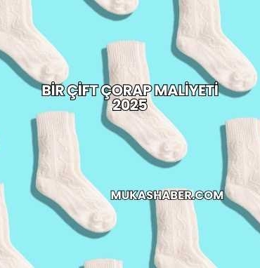 Bir Çift Çorap Maliyeti 2025