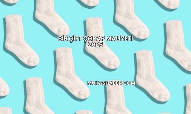 Bir Çift Çorap Maliyeti 2025