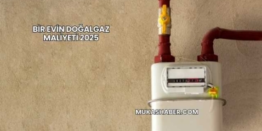 Bir Evin Doğalgaz Maliyeti 2025