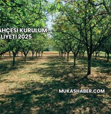 Ceviz Bahçesi Kurulum Maliyeti 2025