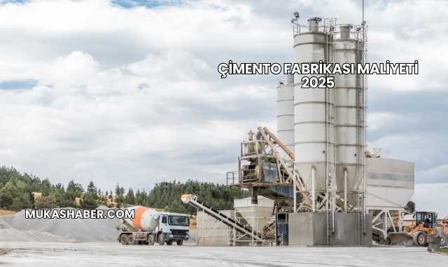 Çimento Fabrikası Maliyeti 2025