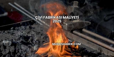 Çivi Fabrikası Maliyeti 2025