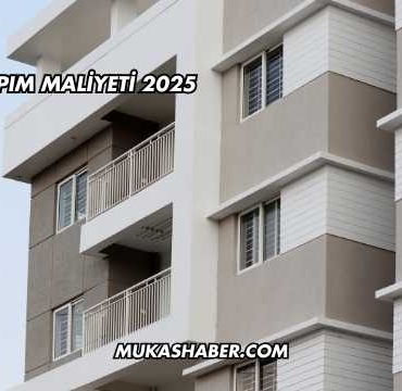 Daire Yapım Maliyeti 2025