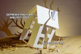 Deprem Konutları Maliyeti 2025