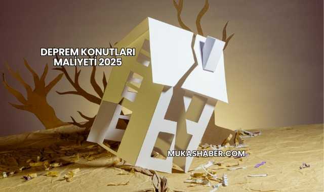 Deprem Konutları Maliyeti 2025